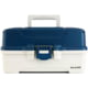 Plano Three-Tray Tackle Box,Blue/White, P000405