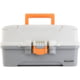 Plano Three-Tray Tackle Box,Light Grey/Dark Grey, P000406