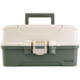 Plano Three-Tray Tackle Box,Green/Tan, P000407