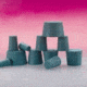 Plasticoid Green Neoprene Stoppers, Solid 0--M350