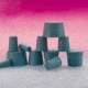 Plasticoid Green Neoprene Stoppers, Solid 7--M350