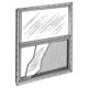 POCAHONTAS ALUMINUM COMPANY Pac Vertical Aluminum Sliding Window 36 1/4in x 39 5/8" Mill, 36-1/4in x 39-5/8in, 0403640-WGB