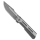 Poikilo Blade Poikilo Blade Marlin Frame Lock Knife Brushed Dark SW Ti 3.7&quot; Brushed Dark SW, Gray, Bohler M398, adult, BHQ-208805