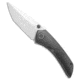 Poikilo Blade Poikilo Blade Tuna Liner Lock Knife DLC Titanium 3.4&quot; Satin, Black, Bohler M398, adult, BHQ-208794