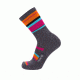 Point 6 Active Band Light Crew  Men's Socks, Gray, Medium 2722-200-06