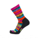 Point 6 Bolivian Stripe Extra Light 3/4 Crew Women's Sock, Black, Small 2852-233-05