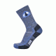 Point 6 PCT Hiking Tech Light Crew Men's Socks, Gray, Medium 1551-200-06