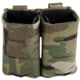 Point Blank Duty Gear Alpha Double Pistol Magazine Pouch, Multi-Cam, PCHPMDACZ5-MUC