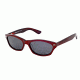 Polaroid Edna Bifocal Sunglasses, Black/Red Frame PDP9104YBF