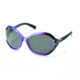Polaroid Ninna Sunglasses - Purple, Polarized Light Grey Lenses PDF8118Z