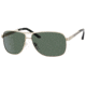 Polaroid X 4307/S Sunglasses X4307S-000U-0P-6112 - C / Gold Frame, Green Polarized Lenses, Lens Diameter 61mm, Distance Between Lenses 12mm