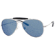 Polaroid X 4320/S Sunglasses X4320S-00BF-QV-5916 - Dark / Silver Frame, Gray Blue Mirpolr Lenses, Lens Diameter 59mm, Distance Between Lenses 16mm