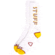 Poler Baconic Socks, White, One Size, 213ACUSK07-White-O/S