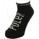 Poler Furry Font Short Socks, Black, One Size, 55200244-Black-O/S