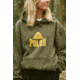 Poler Fuzzy Stuff Hoodie, Large, Army Green, 221APM2602-Army Green-L