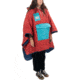 Poler Poncho, Blueberry/Cherry, One Size, 214ACU5601-BlCherry-O/S