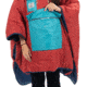 Poler Poncho, Blueberry/Cherry, One Size, 214ACU5601-BlCherry-O/S