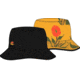 Poler Reversible Vibes Brand Bucket Hat, Orchid Floral Gold, One Size, 222ACU7102-OFlGold-O/S