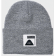 Poler Summit Label Beanie, Light Grey, One Size, 31790004-Light Grey-O/S
