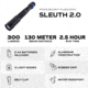 Police Security Flashlights Psf Sleuth 2.0 Flashlight Whte 350 Lum 2aa Batteries 3 Modes