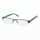 Polo PH 1075 Eyeglasses Styles Shiny Black Frame w/Non-Rx 53 mm Diameter Lenses, 9003-5317