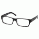 Polo PH 2027 Eyeglasses Styles - Top Black/Crystal Frame w/Non-Rx 52 mm Diameter Lenses, 5011-5216