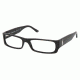 Polo PH2055 SV Prescription Eyeglasses Shiny Black Frame / 53 mm Prescription Lenses, 5001-5317
