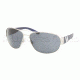 Polo PH3052 Progressive Sunglasses - Matte Silver Frame / 65 mm Prescription Lenses, 904687-6515