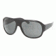 Polo PH4052 SV Prescription Sunglasses - Shiny Black Gray Frame / 63 mm Prescription Lenses, 500187-6316