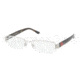 Polo PH1115 Eyeglass Frames 9001-5217 - Brushed Silver Frame, Demo Lens Lenses