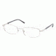 Polo PH1122 Progressive Prescription Eyeglasses 9001-5218 - Shiny Silver Frame, Demo Lens Lenses