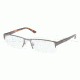 Polo PH1123 Eyeglass Frames 9217-5417 - Brushed Gunmetal Frame, Demo Lens Lenses