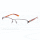 Polo PH1143 Single Vision Prescription Eyeglasses 9265-55 - Semi Shiny Dark Brown Frame
