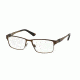 Polo PH1147 Single Vision Prescription Eyeglasses 9147-54 - Brushed Brown Frame