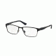 Polo PH1147 Single Vision Prescription Eyeglasses 9303-56 - Matte Blue Frame