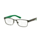 Polo PH1157 Single Vision Prescription Eyeglasses 9005-53 - Semi Shiny Green Frame