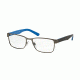 Polo PH1157 Single Vision Prescription Eyeglasses 9050-53 - Mat Gunmetal Frame