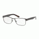 Polo PH1157 Single Vision Prescription Eyeglasses 9157-53 - Matte Dark Gunmetal Frame