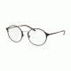 Polo PH1182 Eyeglass Frames 9333-49 - Matte Black On Matt Silver Frame