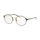 Polo PH1182 Eyeglass Frames 9340-49 - Matte Olive Green On Silver Frame