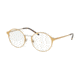 Polo PH1182 Eyeglass Frames 9341-49 - Matte Pale Gold On Matt Silver Frame