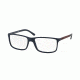 Polo PH2126 Progressive Prescription Eyeglasses 5506-53 - Matte Blue Frame