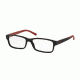Polo PH2132 Single Vision Prescription Eyeglasses 5504-55 - Matte Black Frame