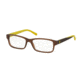 Polo PH2132 Single Vision Prescription Eyeglasses 5507-53 - Matte Brown Frame