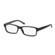 Polo PH2132 Single Vision Prescription Eyeglasses 5523-53 - Shiny Black Frame