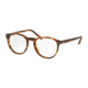Polo PH2150 Single Vision Prescription Eyeglasses 5007-49 - Shiny Stripped Havana Frame