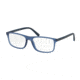 Polo PH2197 Eyeglass Frames 5735-54 - Matte Trasparent Blue Frame