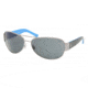 Polo PH3049 Sunglasses, Gunmetal-Blue Frame, Gray Lens #900287