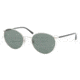Polo PH3057M Sunglasses 900171-5120 - Shiny Silver Frame, Green Lenses