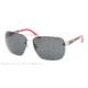 Polo PH3071 Single Vision Prescription Sunglasses PH3071-900187-62 - Lens Diameter 62 mm, Lens Diameter 62 mm, Frame Color Shiny Silver
